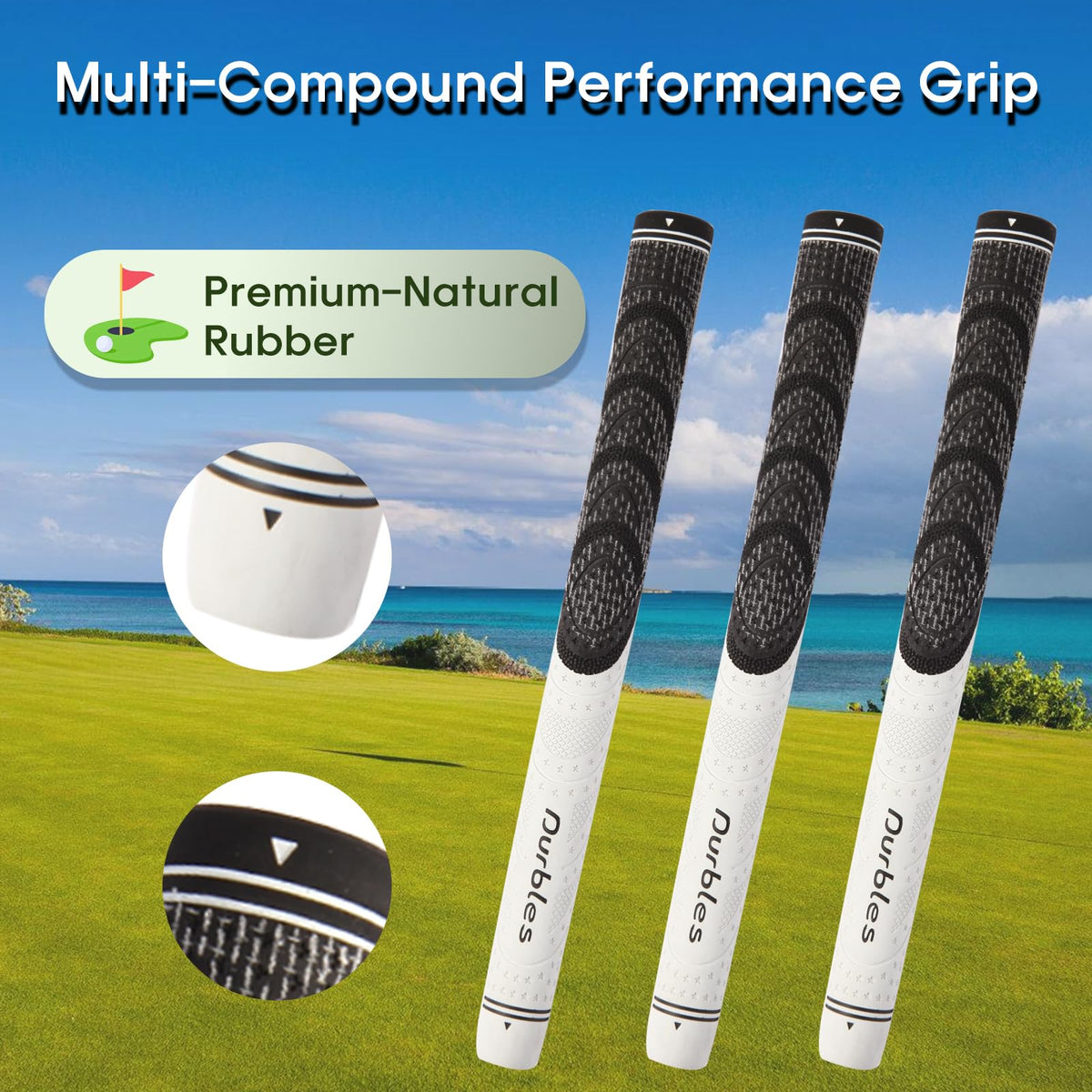 Durbles all-weather grip tested in wet conditions for traction