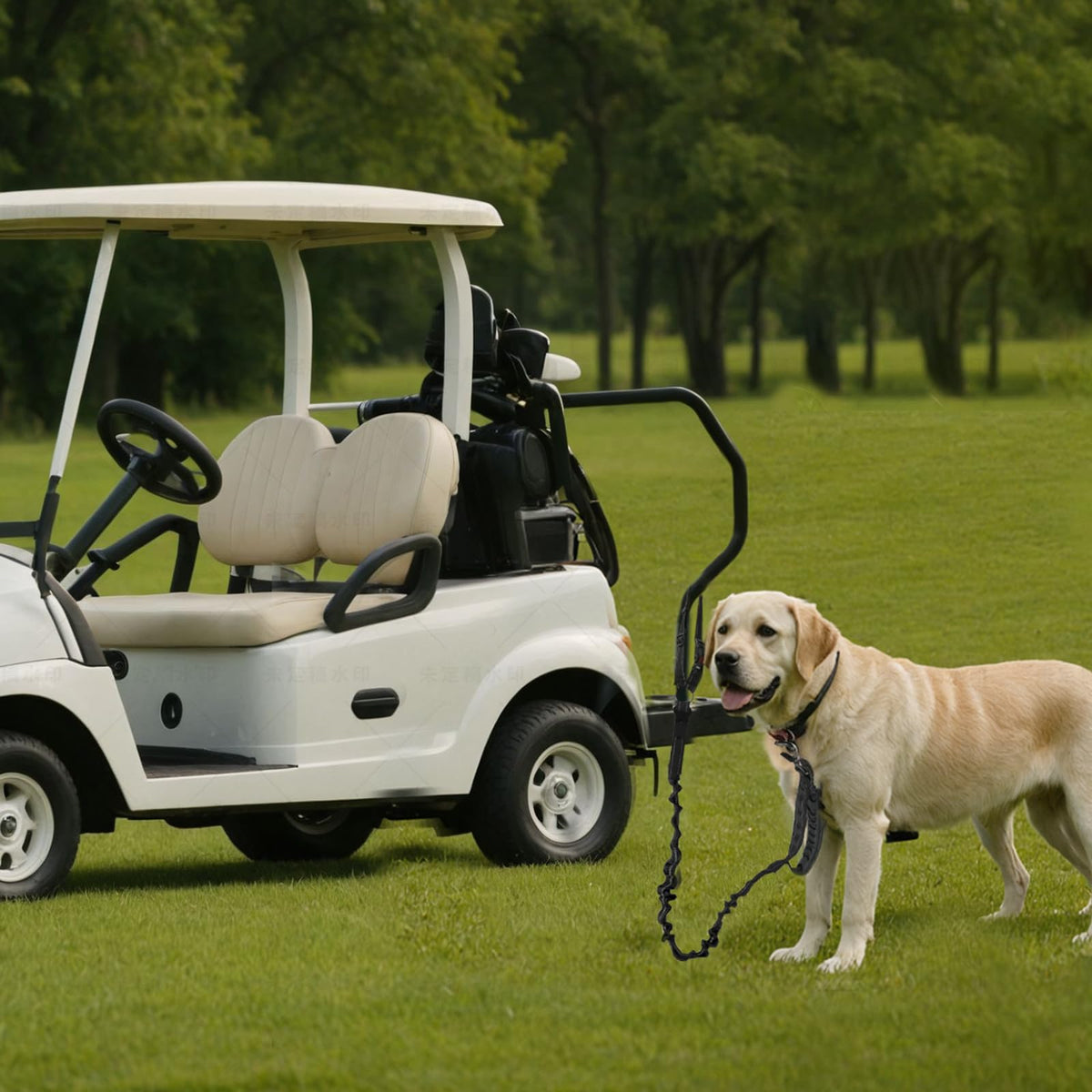 Adjustable length from 19 to 30 inches for different dogs.