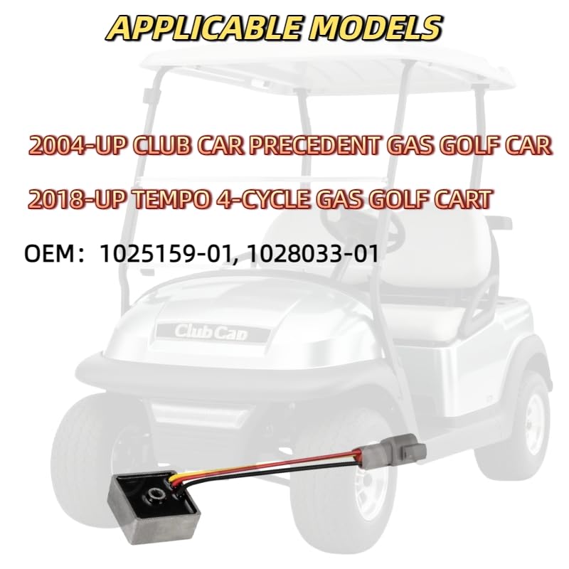 Durzerd Club Car Precedent gas installation view demonstrates easy swap for 2004+ carts.