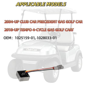 Durzerd Club Car Precedent gas installation view demonstrates easy swap for 2004+ carts.