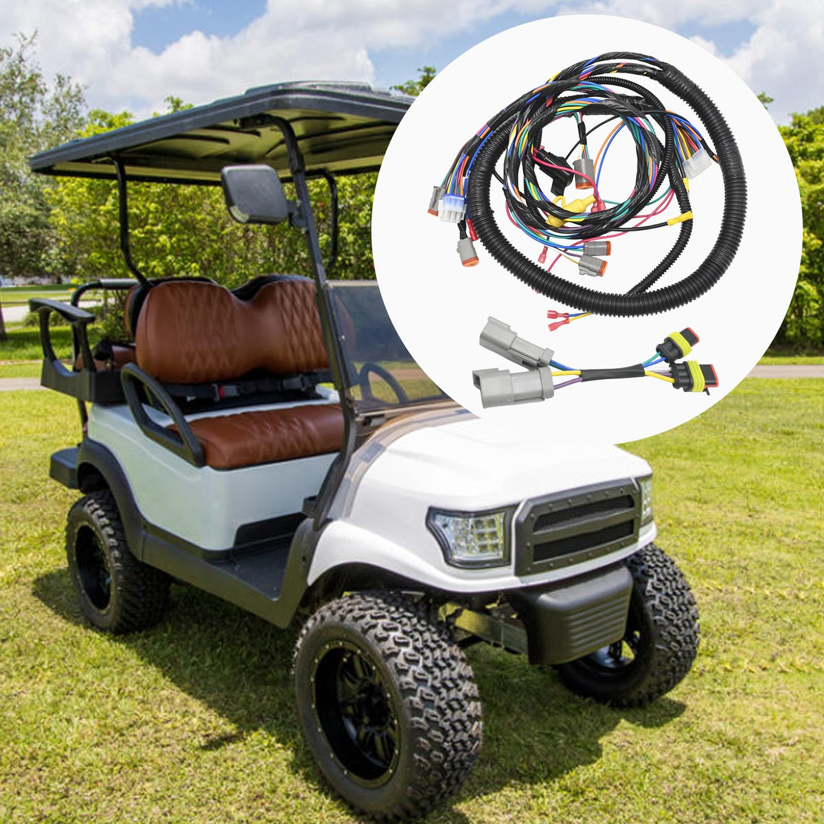 DUZFOREI compact-lightweight design harness enabling clean routing in tight spaces.