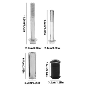 DUZFOREI flanged hex bolt M10-1.5-80mm close-up highlights reliable fasteners for EZGO RXV.