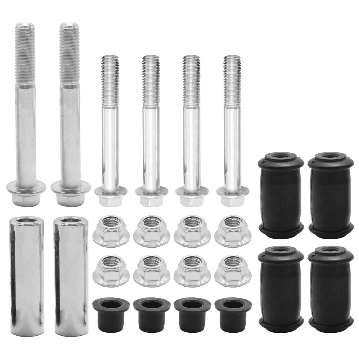 DUZFOREI golf cart A-arm suspension bushing kit close-up for smoother ride quality.