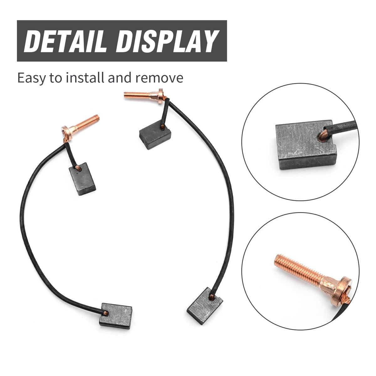 DUZFOREI wear-resistant conductive brush reduces friction loss during use
