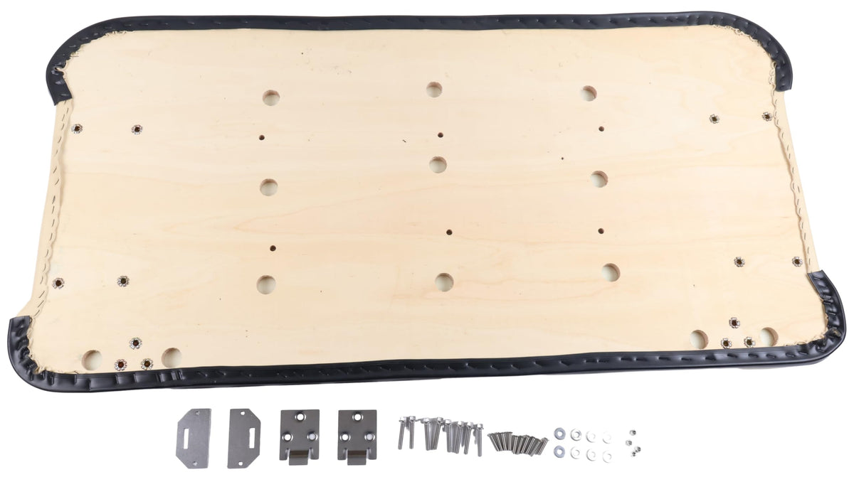 DVPARTS golf-cart seat bottom assembly for EZGO, reliable replacement.