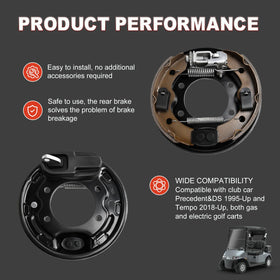 DWLDMLWC springs kit for smooth brake return on EZGO TXT