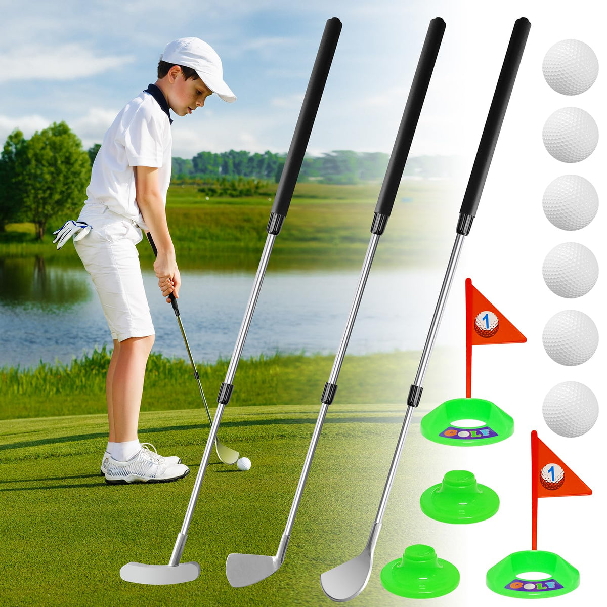 Dyienocs junior wood club designed for real ball practice and smooth swing development.
