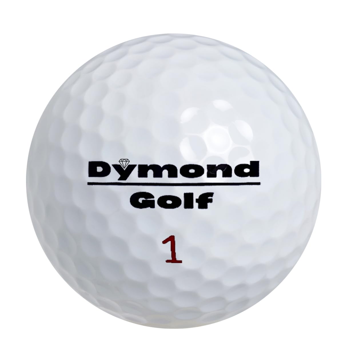 Dymond Golf Senior Balls close-up core showing soft compression and distance potential
