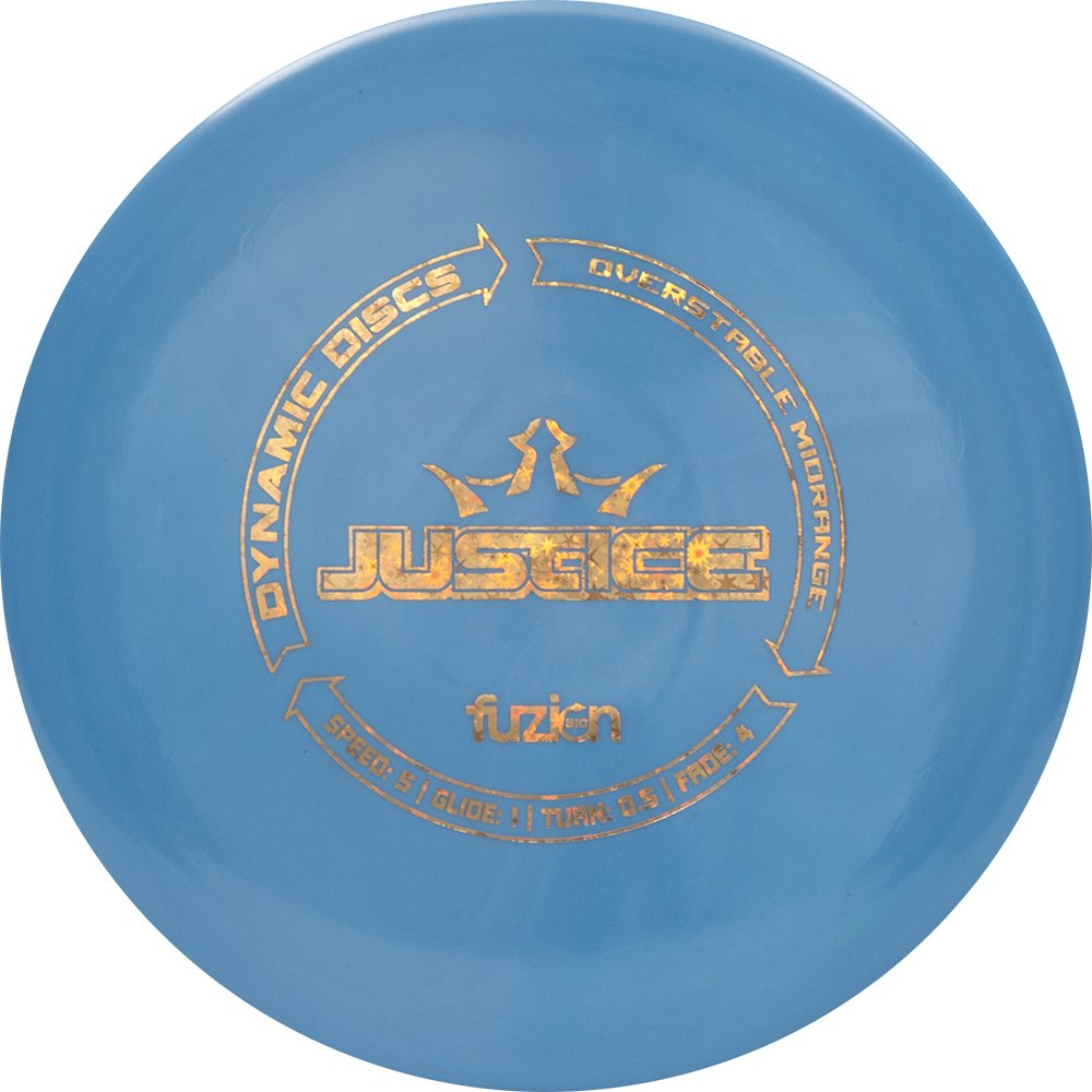Dynamic Discs BioFuzion Justice midrange disc for wind-stable flight (160-169 g)