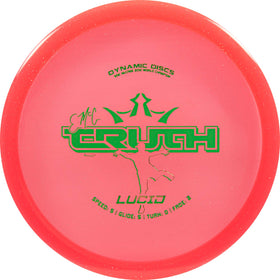 Dynamic Discs EMAC Truth pink midrange closeup for consistent straight lines