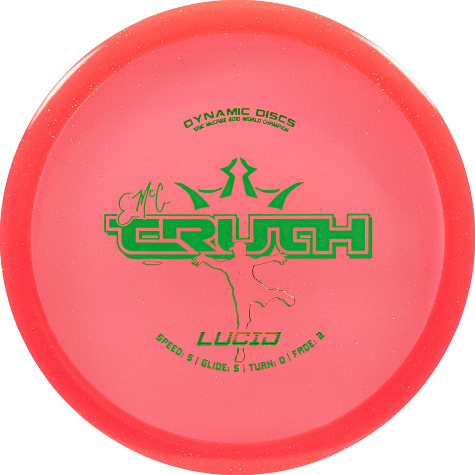 Dynamic Discs EMAC Truth pink midrange closeup for consistent straight lines