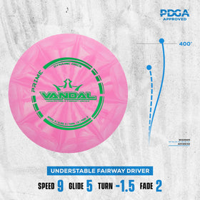 Dynamic Discs Escape fairway driver close-up showing straight flight potential