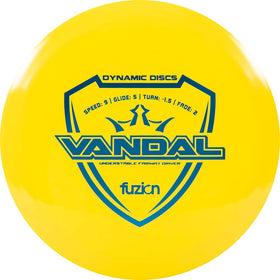 Dynamic Discs Fuzion Vandal color variation highlights stylish options with great grip feel