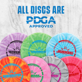 Dynamic Discs Judge putter close-up highlighting straight putt use