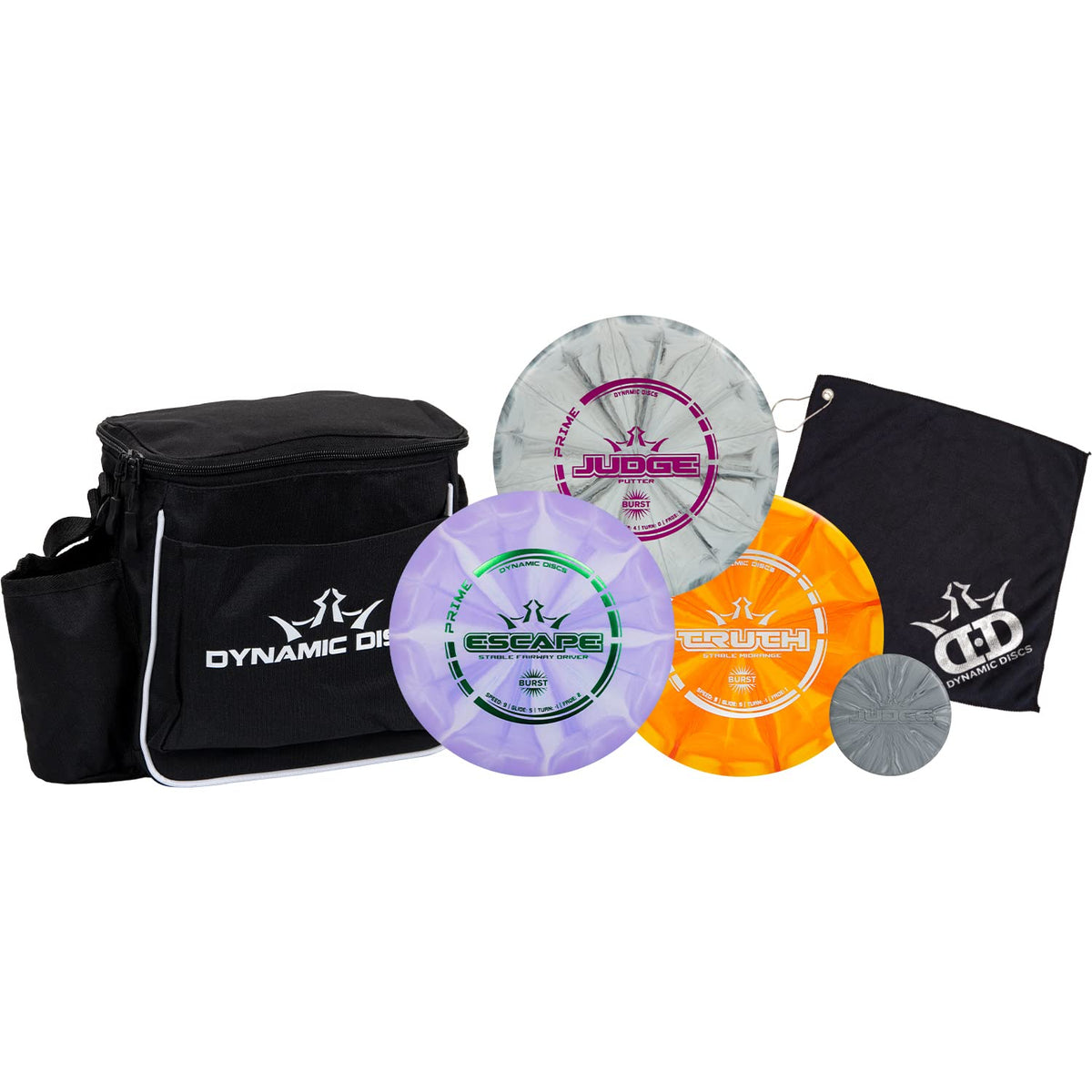 Dynamic Discs Judge putter in hand for precise short puts and straight flights.