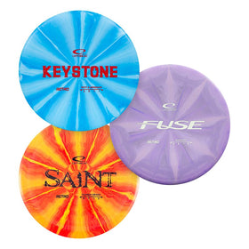 D•D Dynamic Discs Latitude 64 Retro Burst Keystone putter with high glide for easier putting.