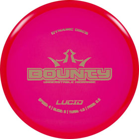 Dynamic Discs Lucid Bounty midrange rim detail showing shallow rim and bead