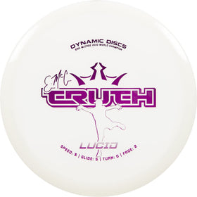 Dynamic Discs Lucid EMAC Truth midrange for straight flight and precise fairway shots.