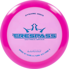 Dynamic Discs Lucid Trespass distance driver for long, controlled throws