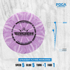 Dynamic Discs Prime Burst color variation helps easy on-course identification