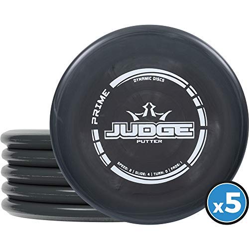 Dynamic Discs Prime Judge 5-pack color variations aid quick identification