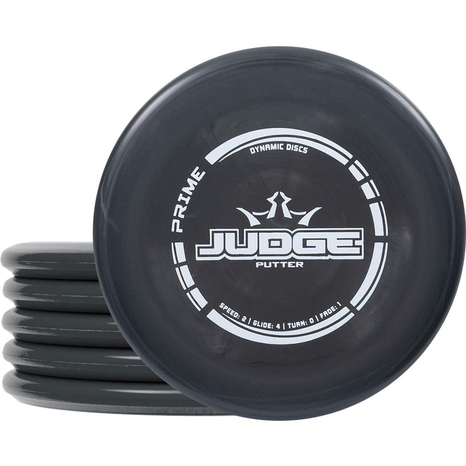Dynamic Discs Prime Judge 5-pack front view for consistent practice putts