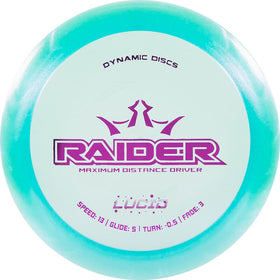 Dynamic Discs Raider Glimmer Lucid Ice flight for stable distance