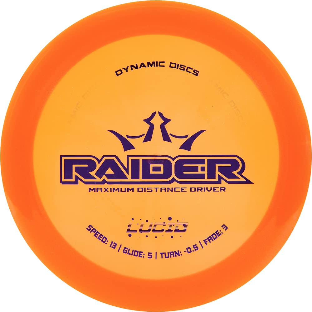 Dynamic Discs Raider Glimmer Lucid Ice shine highlights reliable distance