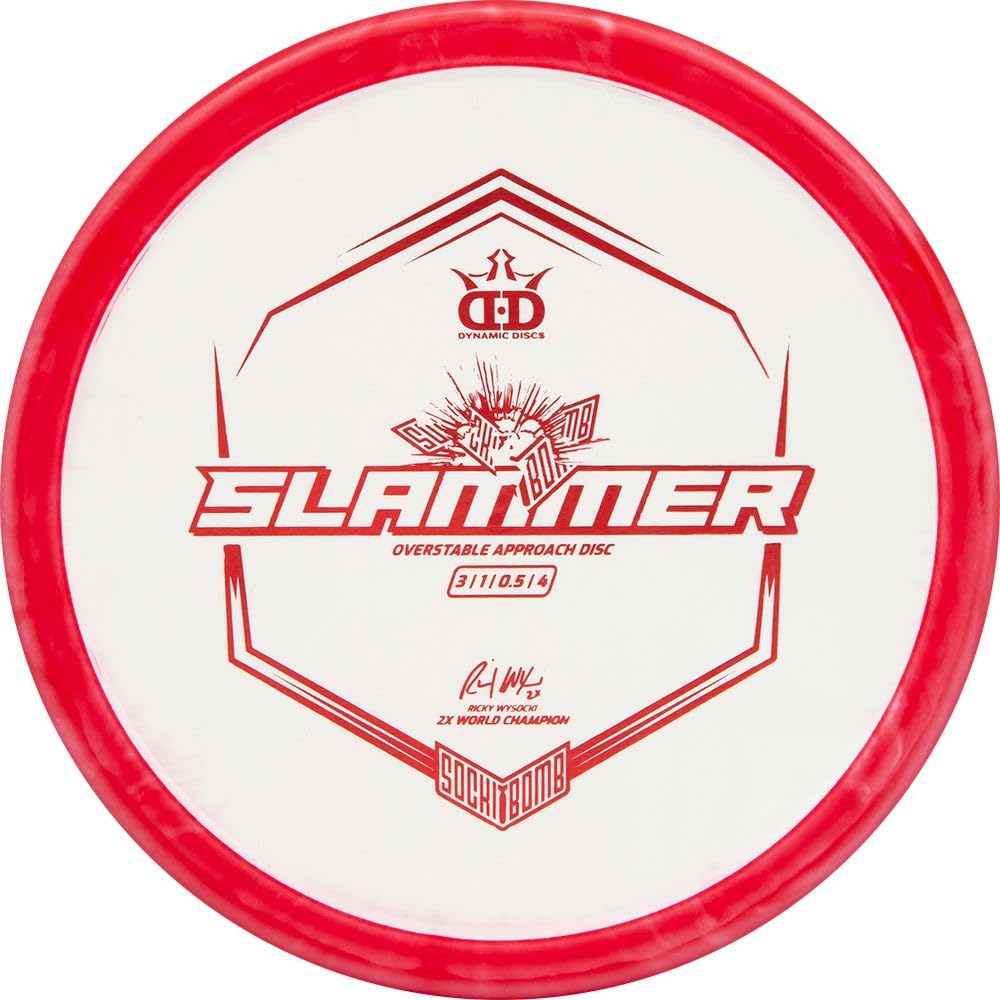 Dynamic Discs Ricky Wysocki Ignite Stamp Slammer Putter ideal for precise approach shots