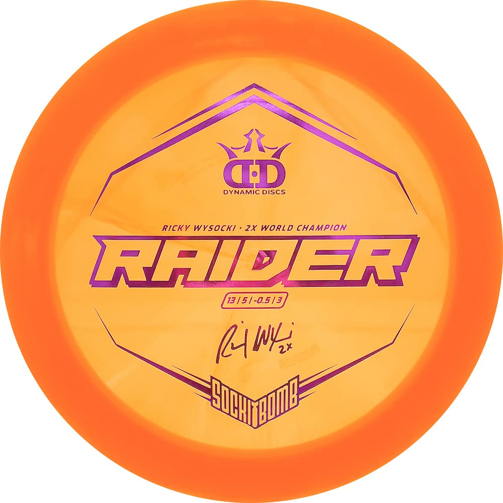 Ricky Wysocki Sockibomb hot stamp on Raider highlights limited edition design for collectors.