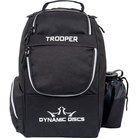 Dynamic Discs Trooper backpack stable base prevents tipping on uneven ground