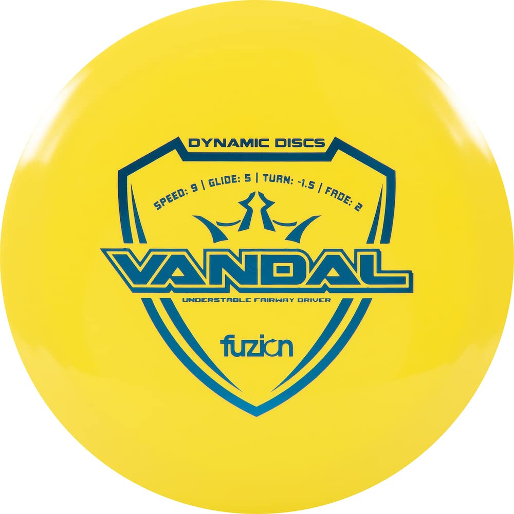 Dynamic Discs Vandal in flight demonstrates distance with dependable fade