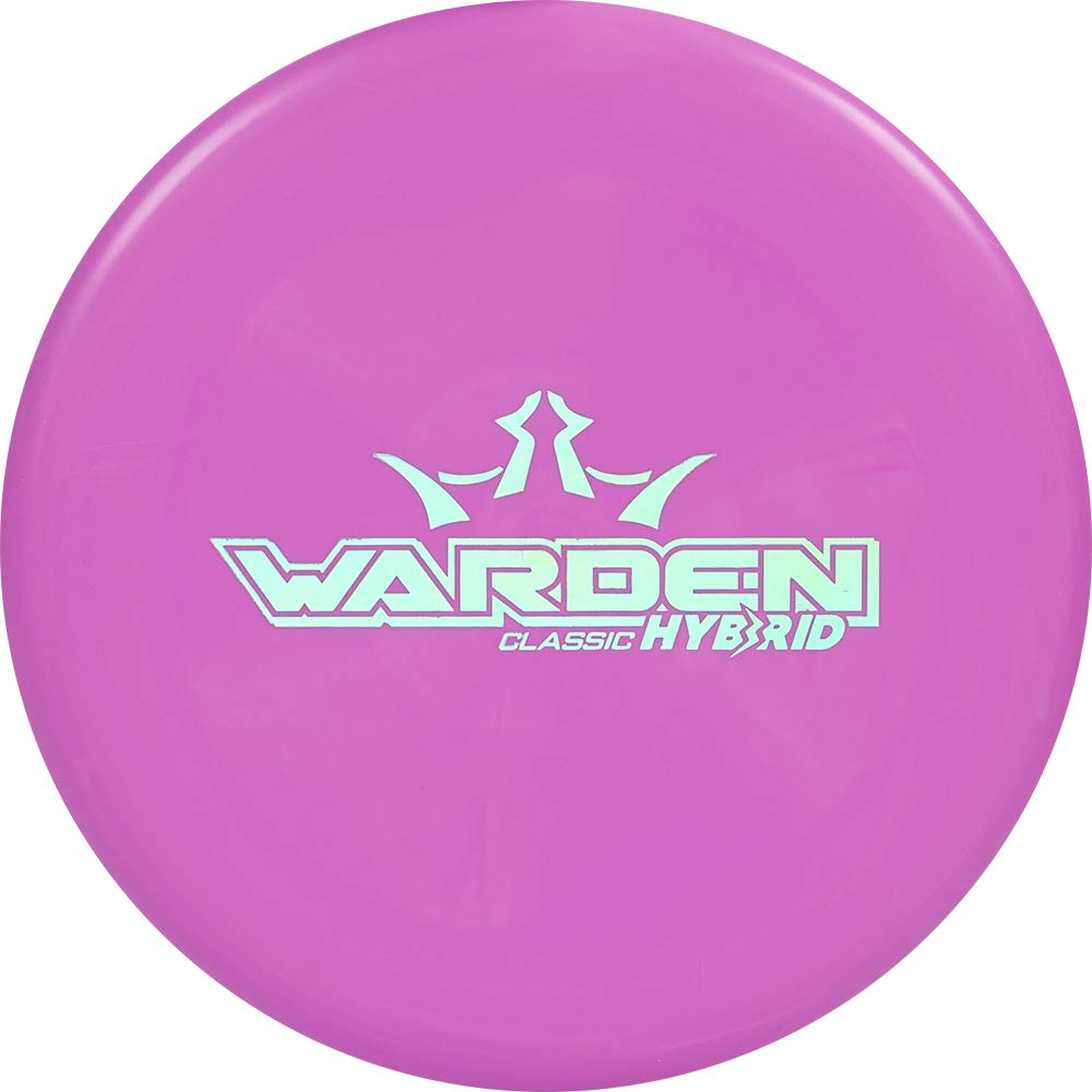 Dynamic Discs Warden putter top view, straight flight path for consistent putts.