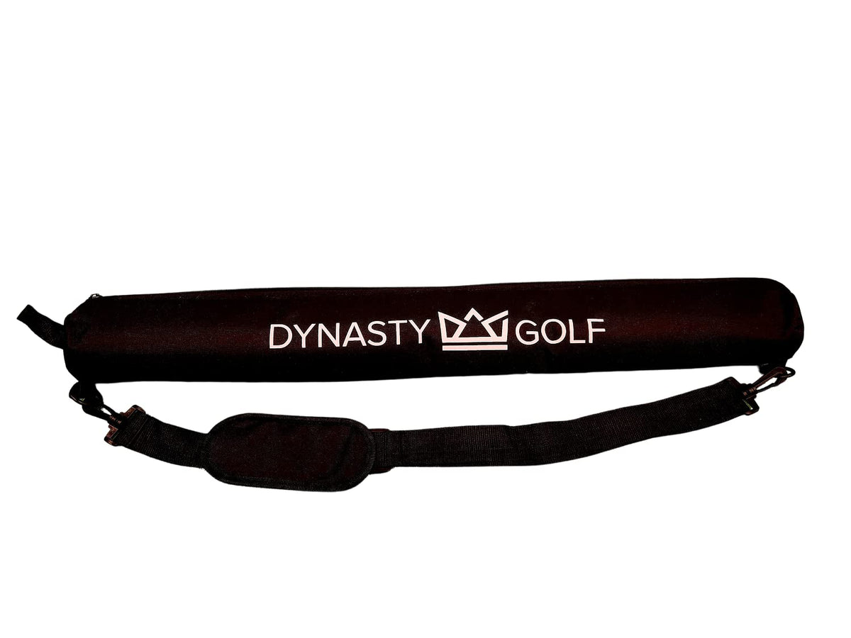 Dynasty Golf beer sleeve with easy access zipper for quick drinks