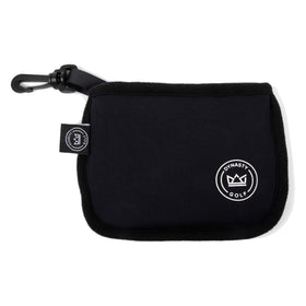 Dynasty Golf clip-on pouch attached to your bag for quick on-course cleaning