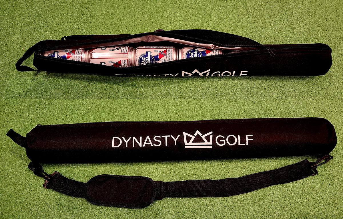 Dynasty Golf six can capacity keeps beverages organized during a round