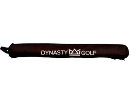 Dynasty Golf sleek sleeve fits neatly inside a golf bag side pocket