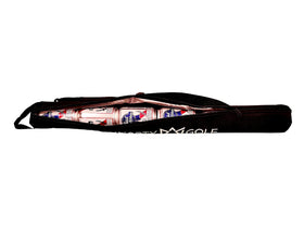 Dynasty Golf slender cooler sleeve minimizes bulk in the bag