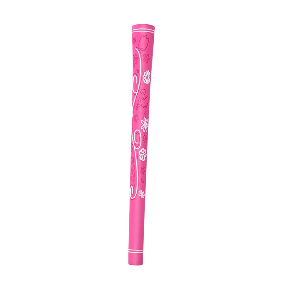 DYNWAVE pink-pattern women golf grips offer stylish, secure swing control.