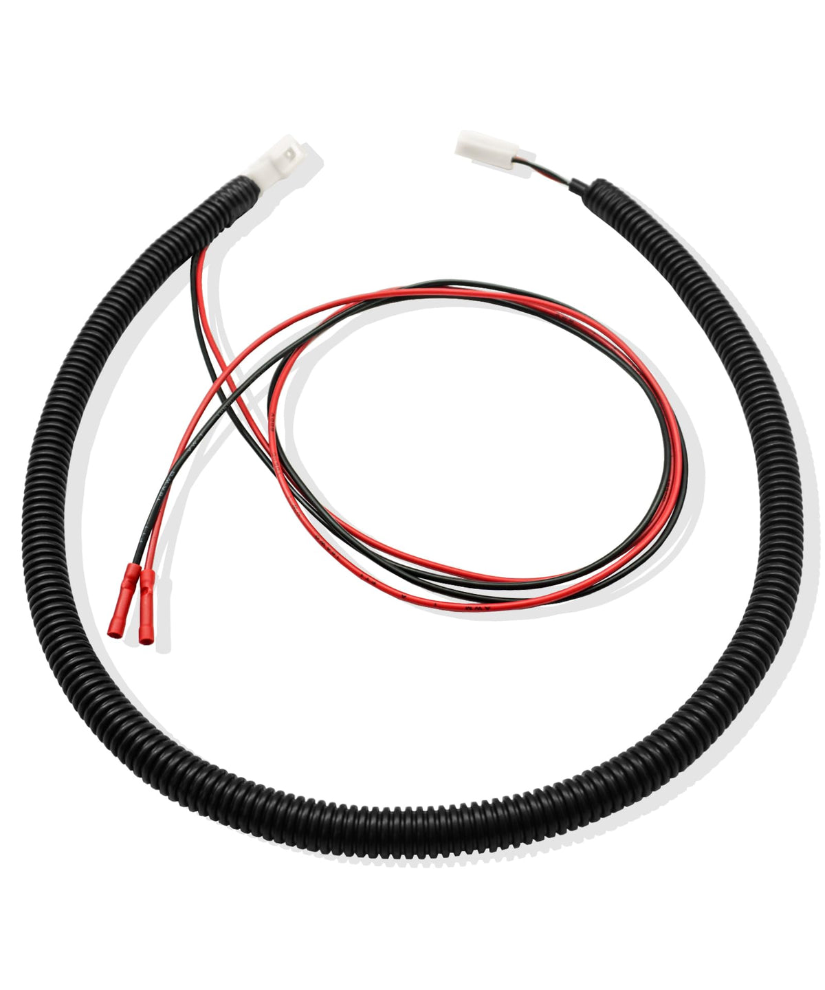 DYYYYD Evolution D5 addon harness front view with rugged connectors for upgrades.