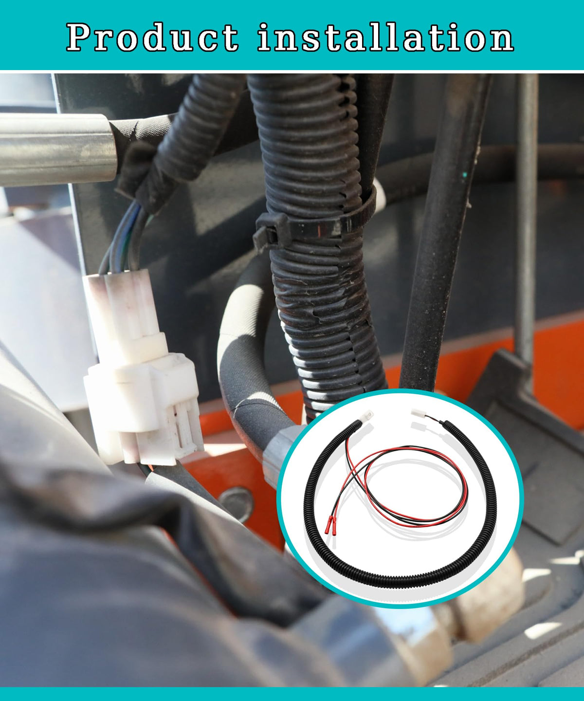 DYYYYD addon harness supports multi-device connections for fans and chargers.