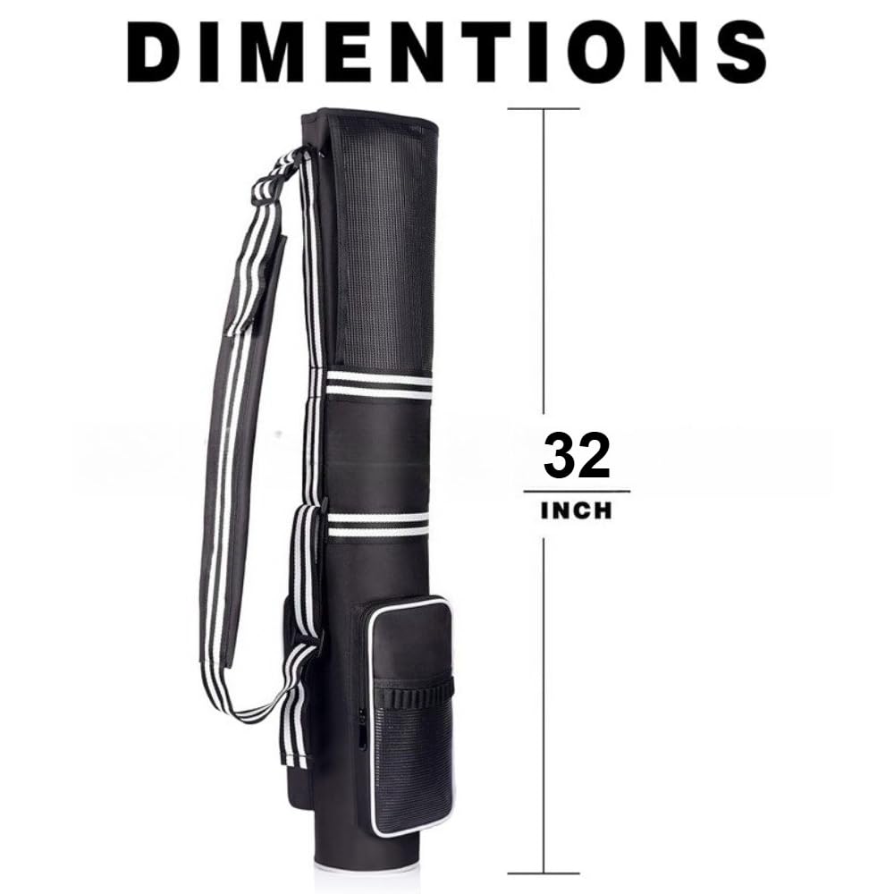 DZS Sunday Golf Bag ready for driving range practice and quick rounds.