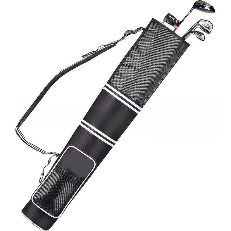 DZS Sunday Golf Bag overview highlights portability and organization.