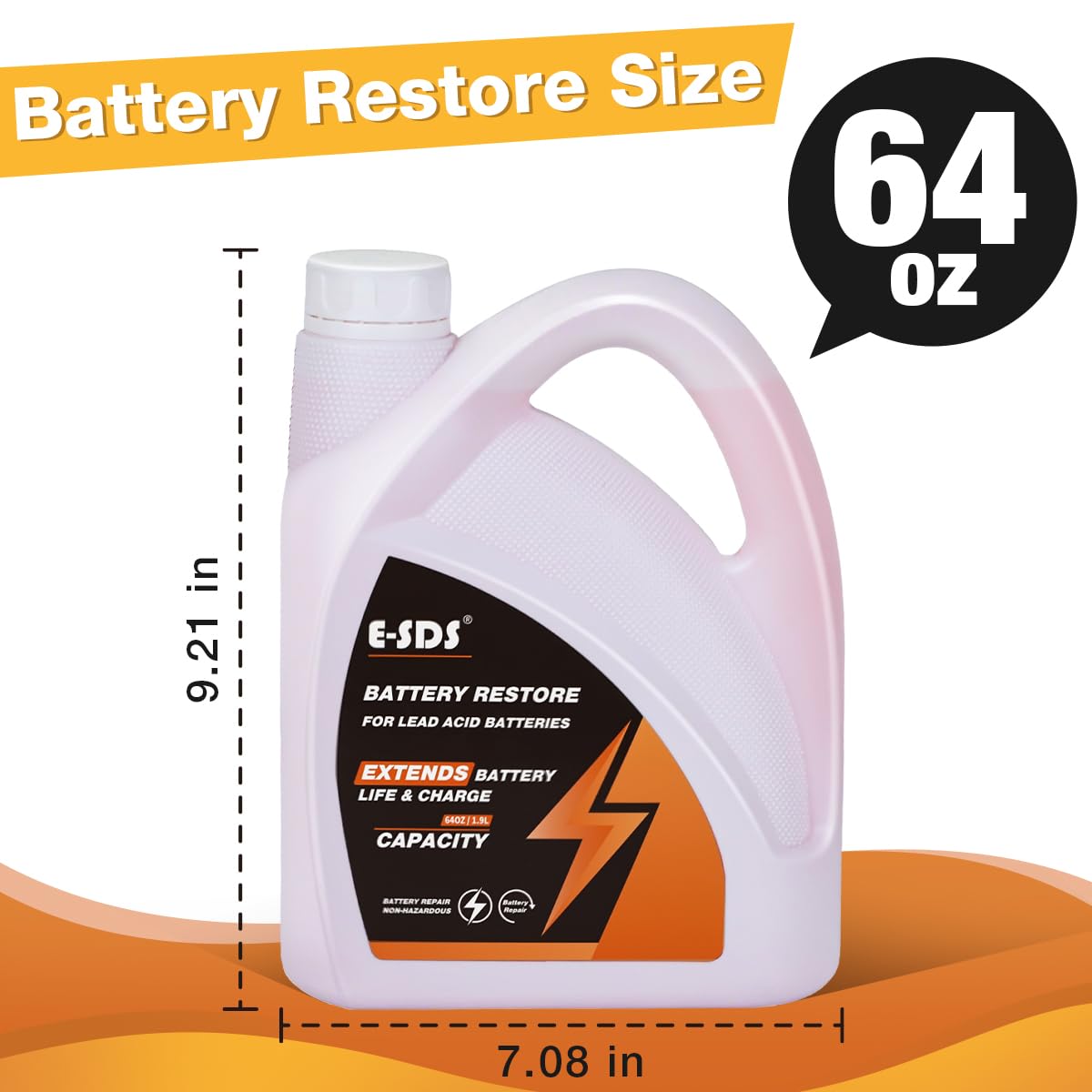 E-SDS Battery Restore liquid ready to use for battery renewal