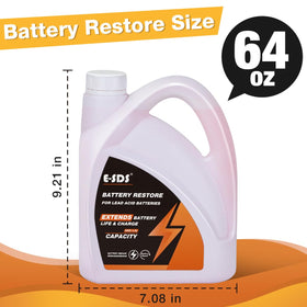 E-SDS Battery Restore liquid ready to use for battery renewal