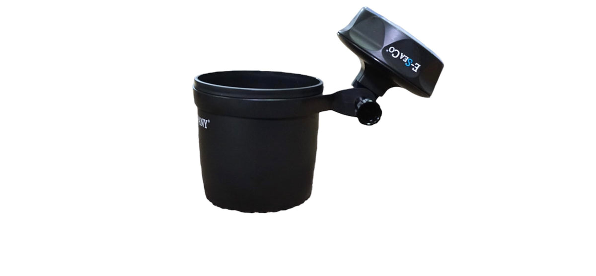 E-Sea Cup holds drinks, phones, and keys.