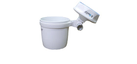 E-Sea Cup Adjustable White versatile for boats, ATVs, RVs, and cars.
