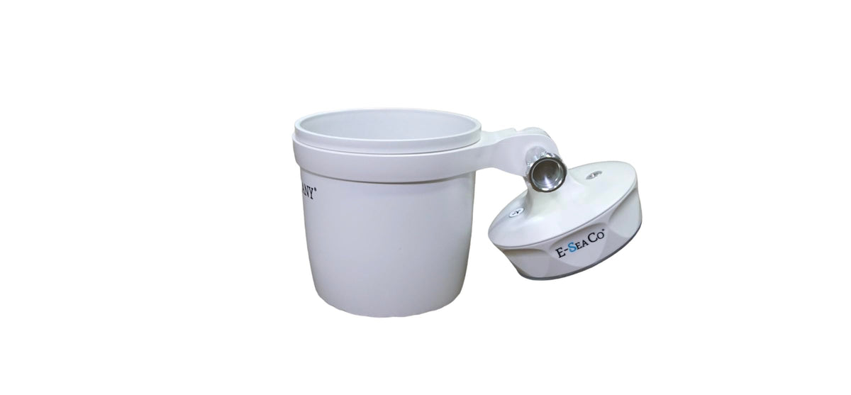 E-Sea Cup Adjustable White ideal for camping and travel.