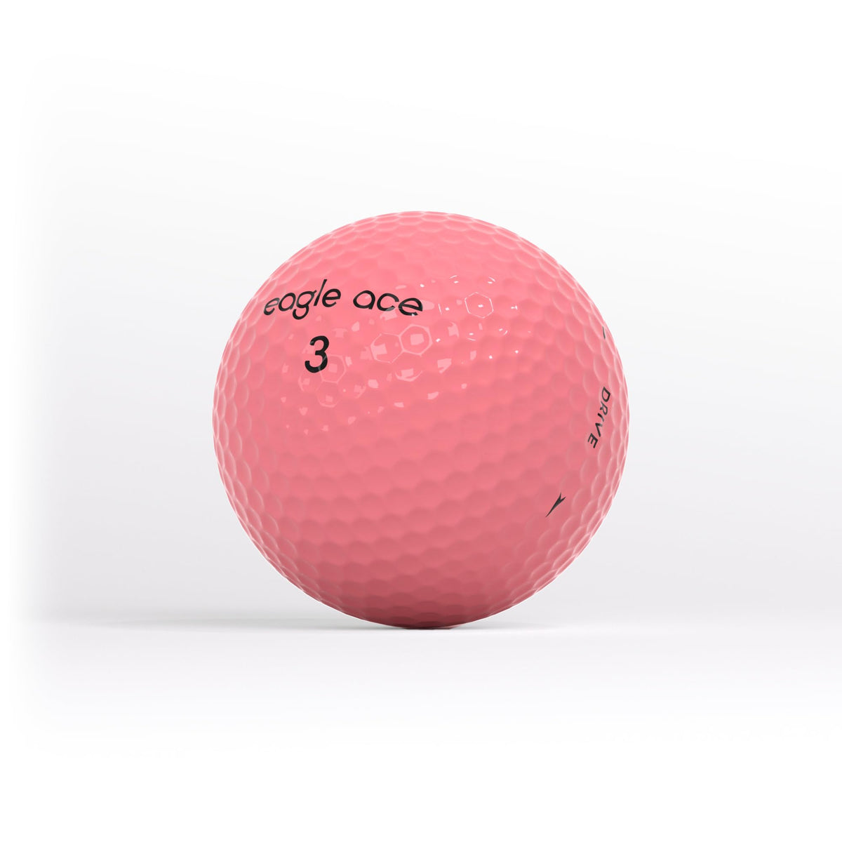 Eagle Ace Drive ball with alignment guide aiding precise aiming on greens.
