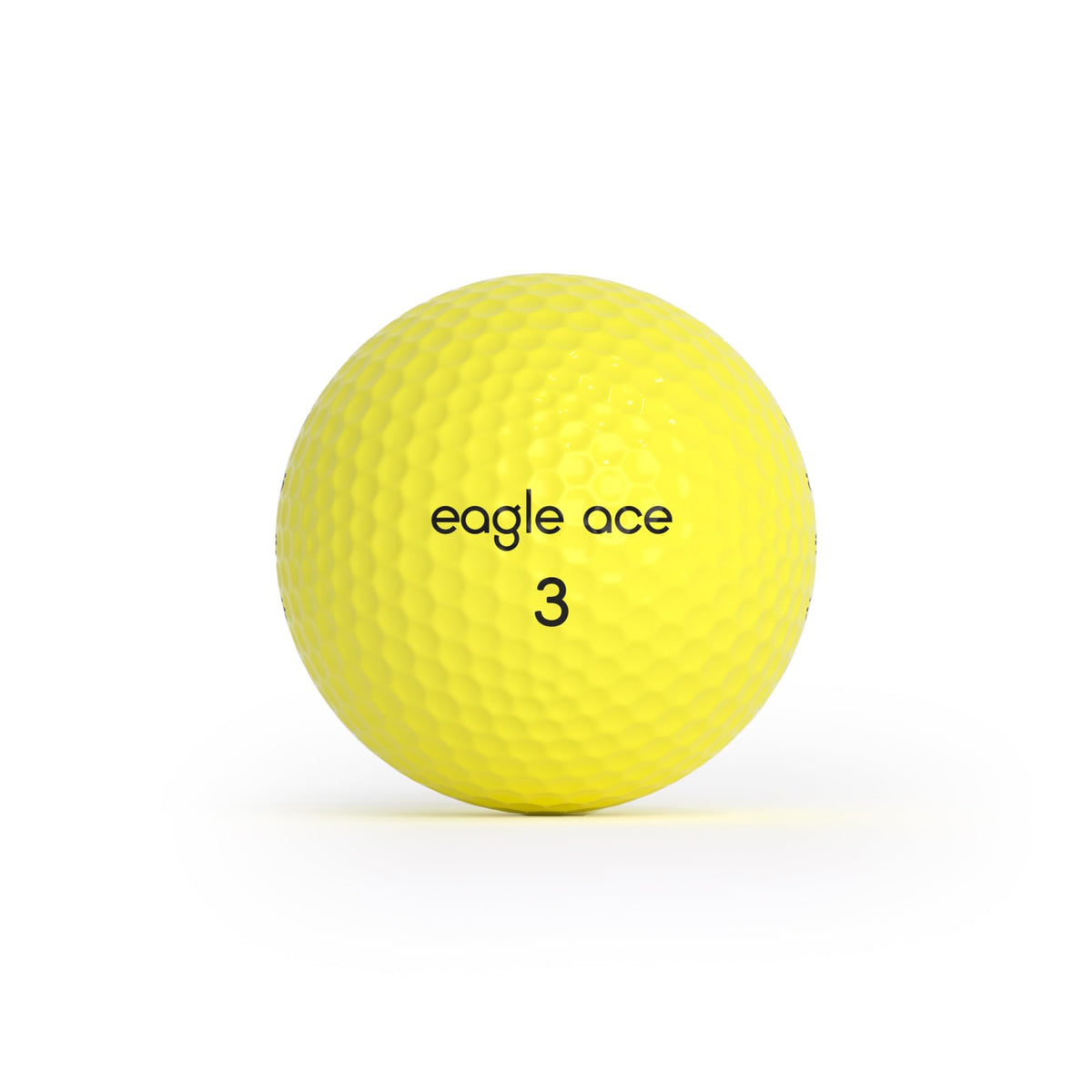 Eagle Ace Drive ball improves distance off the tee with optimized spin.